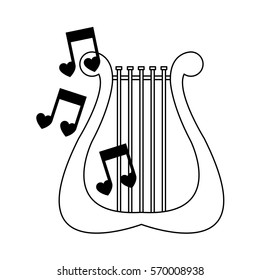 lyre instrument icon
