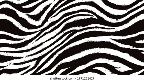 The lyrical pattern of the fabric resembles a zebra animal, which is similar to the pattern of military armor