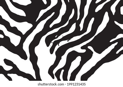 The lyrical pattern of the fabric resembles a zebra animal, which is similar to the pattern of military armor