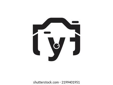 LYT Initial Camera Photography Letter lyt Logo Design Vector Template l y t Letter Logo Design