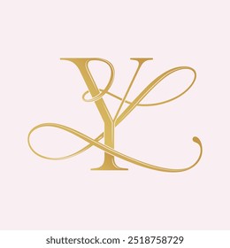 LY,YL, logotipo LY, Letra LY, monograma LY, vetor, logotipo, Iniciais de Monograma de Casamento, Logotipo de Casamento, Monograma de Casamento, Design de logotipo