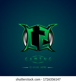 Diseño del logotipo inicial LZ Estilo genial, logotipo para juegos, deportes, juegos iniciales, comunidad o negocio.
