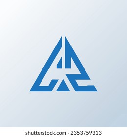 LZ letter logo creative design. LZ unique design.
