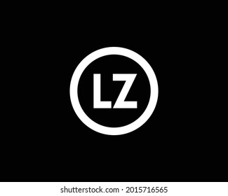 LZ letter logo design vector template