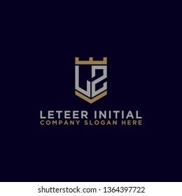 LZ letters Initial icon / logo design Monogram inspiration.