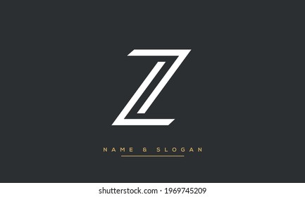 LZ, ZL Initial Letters Logo Vector Template