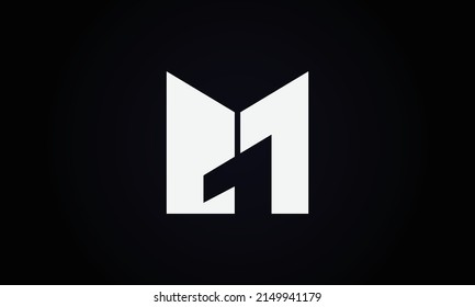 M 1 Real estate logo. Realtor logo. property logo design vector template