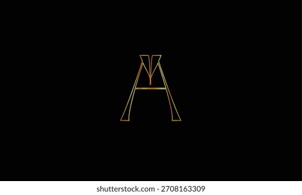 M, A ABSTRACT LETTER LOGO MONOGRAM