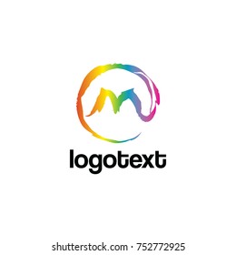 m abstract logo 
