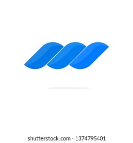 M Alphabet Abstract vector and logo design