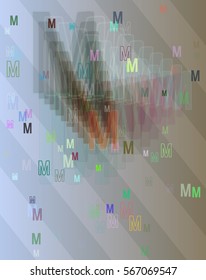 M Alphabet icon idea