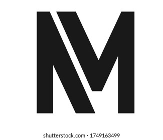m and a+m logo letter designs 