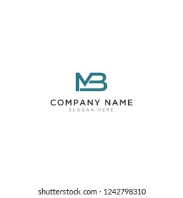 M and B letter abstract Logo Template Design Vector, Emblem, Design Concept, Creative Symbol, Icon