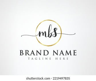 M B S Initial luxury Elegant Logo Template 