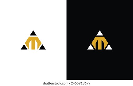 M badge initial for online game player streamer logo