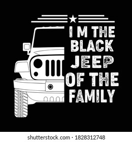 i m the black jeep of the family