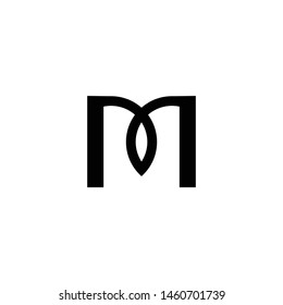 m brand with abstract concept