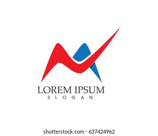 M business name logo 