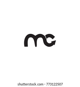 m c letter logo
