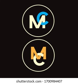 abstraktes Design des M G-Buchstaben