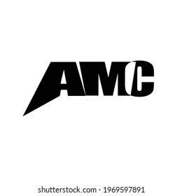 A M C letter logo eps 10