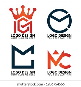 M C Professional Logo Design Collection