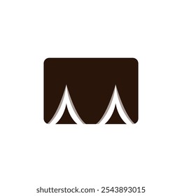 M camp logo design illustration