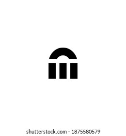 m capital logo. letter m capital business for company