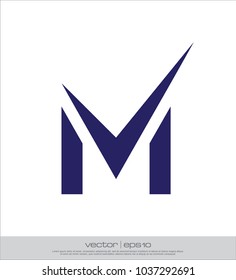M check mark template