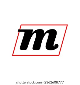 M company name initial letter icon.