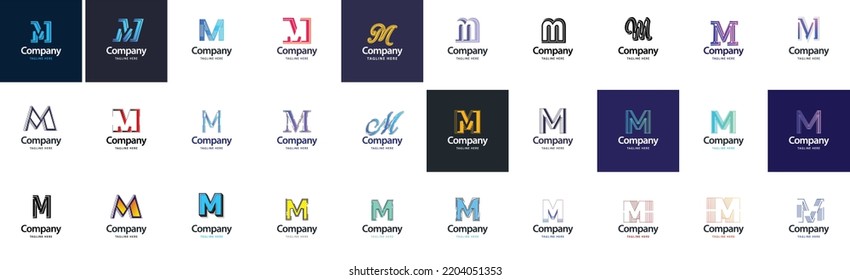 M Company Name Logo Collection 30 Stock Vector Royalty Free m-company-name-logo-collection-30-stock-vector-royalty-free