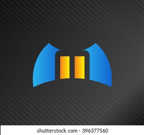 M company vector logo and symbol Design
