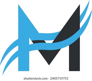 M Creative logo And Icon Design
