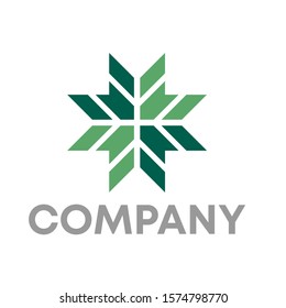 m cross logo vector design template sign