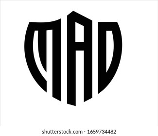 m a & d logo design 