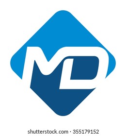 M D Logo Vector Stock Vector (Royalty Free) 355179152 | Shutterstock