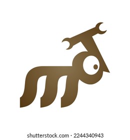 M deer tool logo template