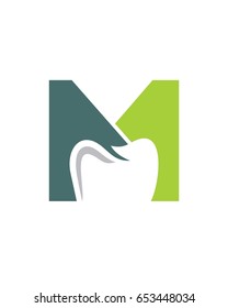 M Dental Logo template