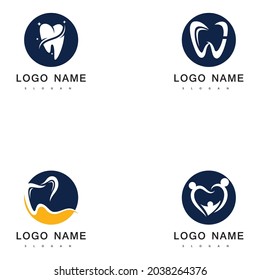 M Dentallogos und -symbole, Vektorgrafik