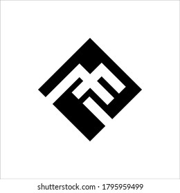 M E logo design vector sign