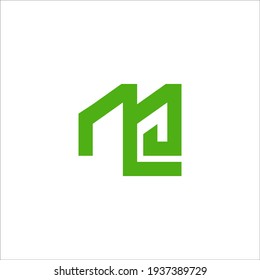 M E logo design vector sign 