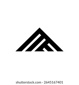 M, E, ME letter Logo Design Vector Template. Abstract Alphabet ME logo Illustration