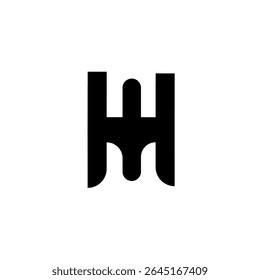 M, E, ME letter Logo Design Vector Template. Abstract Alphabet ME logo Illustration
