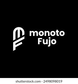 Logotipo de letra M y F