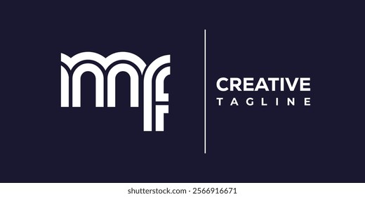 M and F logo design. MF abstract Letters Logo Monogram. This logo design is the process of creating a visual symbol that represents a brand, company, or individual.