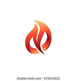 M Fire Logo, Fire Letter