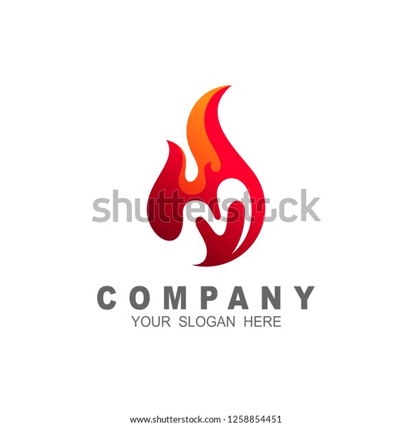 M Fire Logo Fire Letter Danger Stock Vector Royalty Free 1258854451