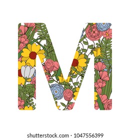 M font letter