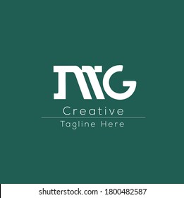  M G MG Initial based logo Letter Symbol Modern and abstract  icon design concept.Initial based Vector template. Symbol for Corporate Business Company Identity.