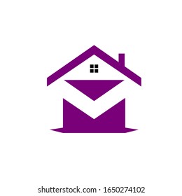 M home logo design modern template